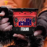 PERSONALIZED AUSTRALIAN JEEP STEEL MUG 12OZ 3D PRINTED QTTN0611