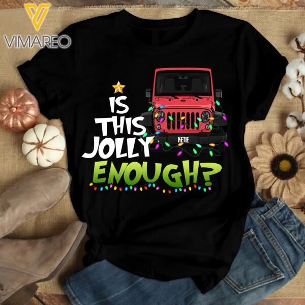Personalized Jeep Christmas Tshirt Printed NOV-MQ09