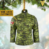 PERSONALIZED CANADIAN SOLDIER CAMO HANGING ORNAMENT CHRISTMAS NOV-HQ09