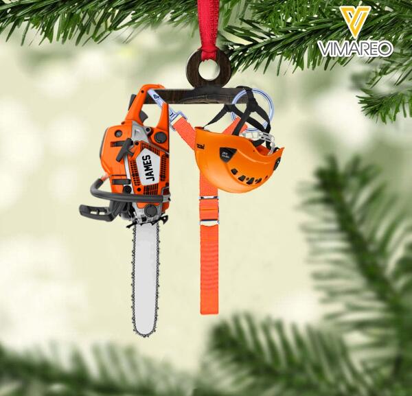 PERSONALIZED ARBORIST HANGING ORNAMENT CHRISTMAS NOV-QH10
