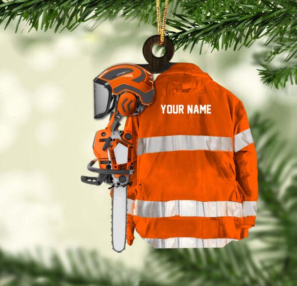 PERSONALIZED ARBORIST HANGING ORNAMENT CHRISTMAS NOV-QH102