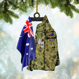 PERSONALIZED Australian Camo HANGING ORNAMENT CHRISTMAS NOV-HQ10