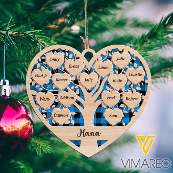 PERSONALIZED KID HANGING ORNAMENT CHRISTMAS NOV-DT11