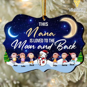 PERSONALIZED KID HANGING ORNAMENT CHRISTMAS PRINTED NOV-HQ17