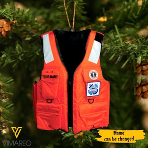 PERSONALIZED U.S COASTGUARD HANGING ORNAMENT CHRISTMAS NOV-QH18