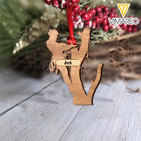 PERSONALIZED ARBORIST HANGING ORNAMENT CHRISTMAS NOV-QH19