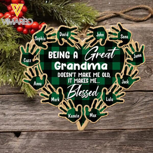 PERSONALIZED KID HANGING WOOD ORNAMENT CHRISTMAS NOV-MA20