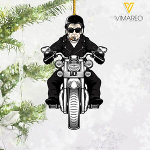 PERSONALIZED BIKER HANGING ORNAMENT CHRISTMAS NOV-MA22