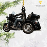 PERSONALIZED BIKER HANGING ORNAMENT CHRISTMAS NOV-LN22