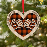 PERSONALIZED FORM OUR FIRST KIS TILL OUR LAST BREATH HANGING ORNAMENT CHRISTMAS QTVQ2411