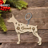 PERSONALIZED DOG KEYCHAIN NOV-DT24