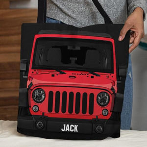 PERSONALIZED JEEP TOTE BAG NOV-DT25