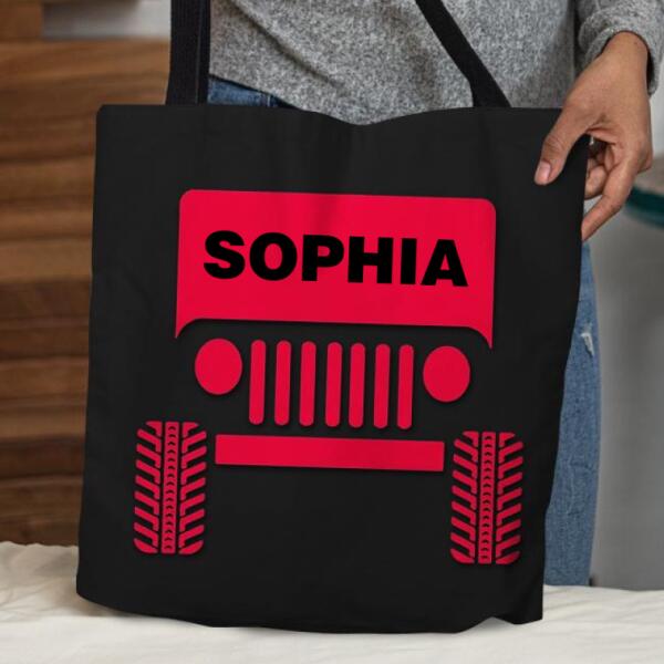 PERSONALIZED JEEP TOTE BAG NOV-MQ25