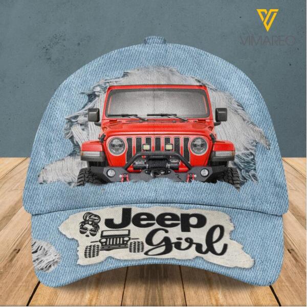 PERSONALIZED JEEP GIRL PEAKED CAP TNVQ2911