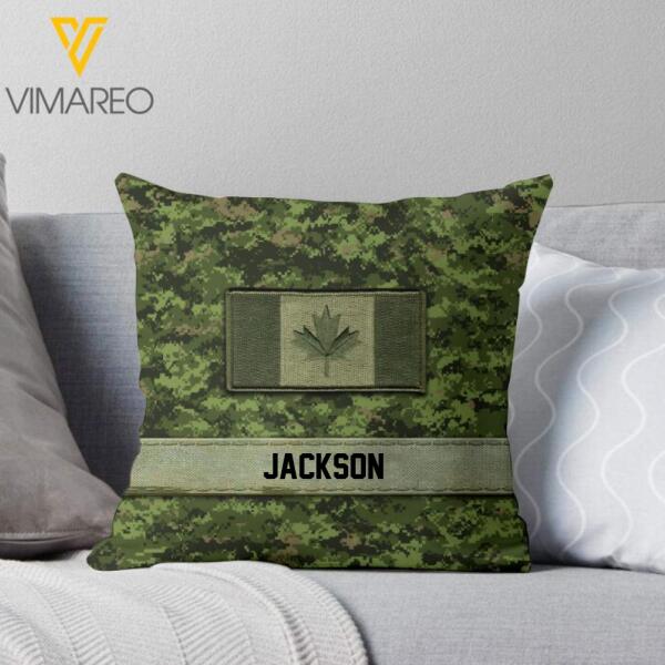 PERSONALIZED CANADIAN CAMO PILLOW PRINTED NOV-HQ30