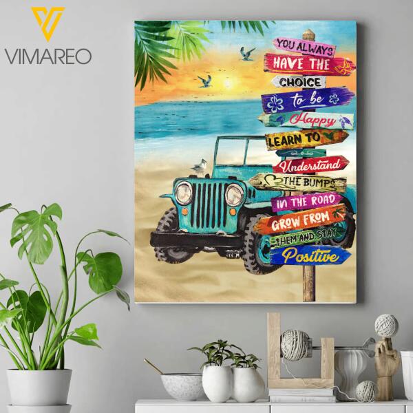 PERSONALIZED JEEP CANVAS QTDT3011