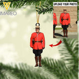 PERSONALIZED CANADIAN POLICE HANGING ORNAMENT CHRISTMAS DEC-MQ02