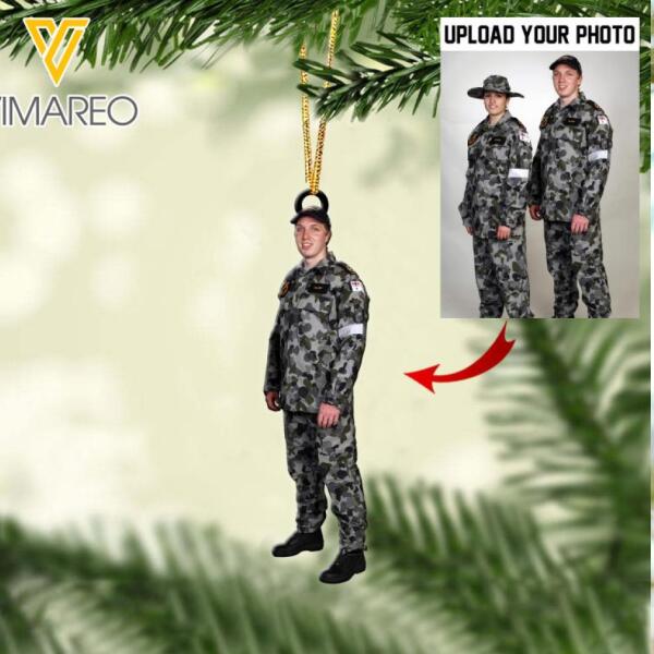PERSONALIZED AUSTRALIAN NAVY HANGING ORNAMENT CHRISTMAS DEC-MQ02