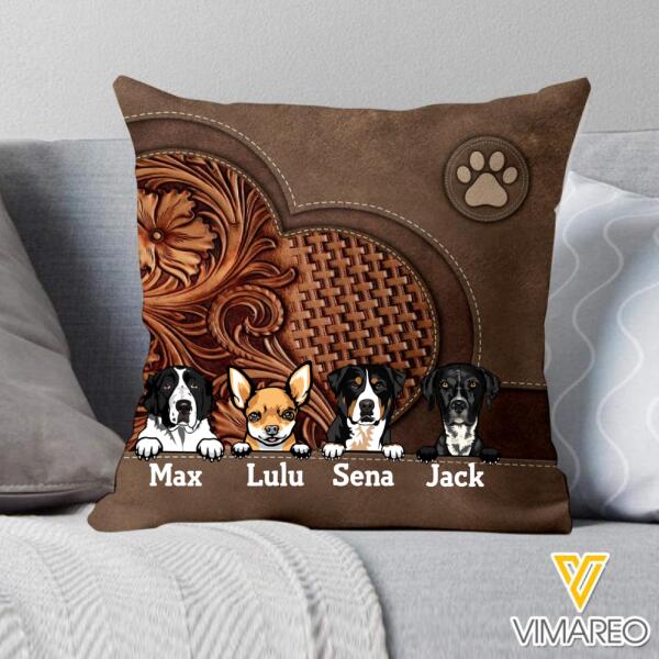PERSONALIZED DOG PILLOW PRINTED DEC-MA01