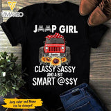 Personalized Jeep Girl Tshirt Printed DEC-QH03