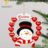 PERSONALIZED KID HANGING ORNAMENT CHRISTMAS DEC-DT04