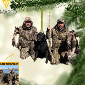PERSONALIZED DUCK HUNTING HANGING ORNAMENT CHRISTMAS DEC-DT06