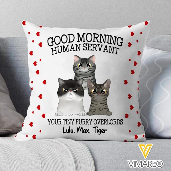 PERSONALIZED CAT PILLOW PRINTED DEC-MA07