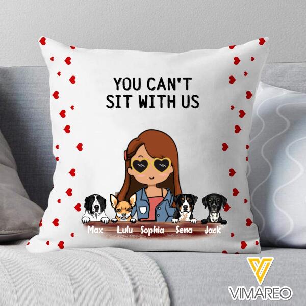 PERSONALIZED DOG PILLOW PRINTED DEC-MA07