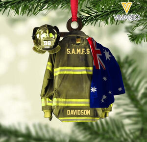 PERSONALIZED Australian Fire Department HANGING ORNAMENT CHRISTMAS NOV-MA10