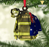 PERSONALIZED Australian Fire Department HANGING ORNAMENT CHRISTMAS NOV-MA10