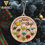 PERSONALIZED Love Bugs HANGING ORNAMENT CHRISTMAS NOV-DT19