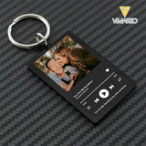 PERSONALIZED COUPLE PHOTO KEYCHAIN PRINTED DEC-HQ10