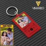 PERSONALIZED COUPLE PHOTO KEYCHAIN PRINTED DEC-DT10