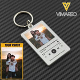 PERSONALIZED COUPLE PHOTO KEYCHAIN PRINTED DEC-DT10