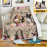 PERSONALIZED DOG GOD SAYS YOU ARE QUILT BLANKET PRINTED QTDT1512
