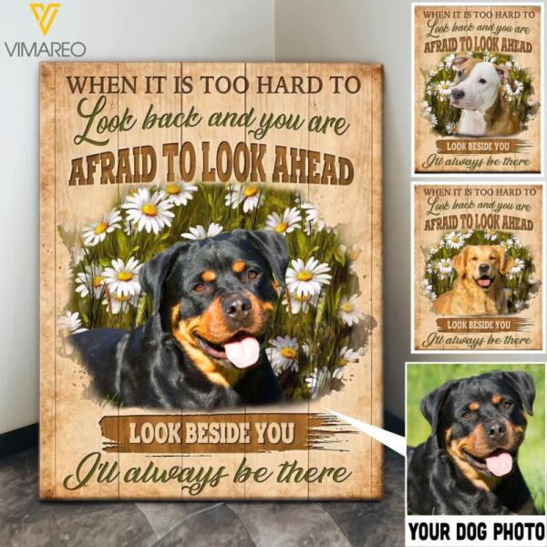 DH Personalized Dog Canvas Printed DEC-HQ15