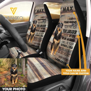 PERSONALIZED DOG PRINTED 3D SEAT COVER QTHC1712