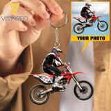 PERSONALIZED DIRTBIKE KEYCHAIN DEC-LN17