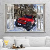Personalized Jeep Canvas Printed DEC-DT21