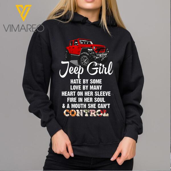 PERSONALIZED JEEP GIRL HOODIE TNDT2412