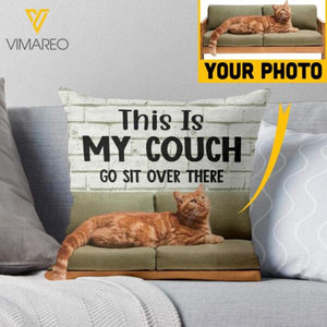 PERSONALIZED THIS IS MY COUCH CAT PILLOW PRINTED DEC-HQ24