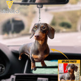 DH PERSONALIZED DACHSHUND DOG CAR HANGING ORNAMENT DEC-DT27