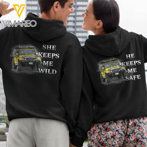 PERSONALIZED JEEP COUPLE HOODIE DEC-DT27
