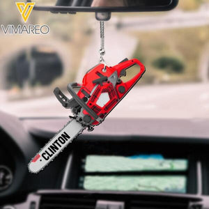 PERSONALIZED ARBORIST CAR HANGING ORNAMENT DEC-DT29