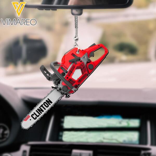PERSONALIZED ARBORIST CAR HANGING ORNAMENT DEC-DT29