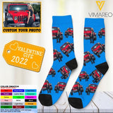 Personalized Jeep Crew Socks Printed DEC-DT30