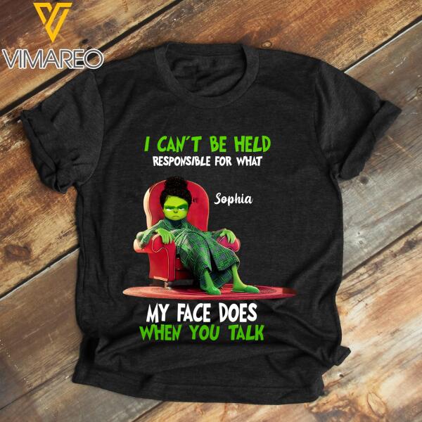 Personalized I Can't Be Held Responsible For What... Tshirt Printed 22JAN-HC15