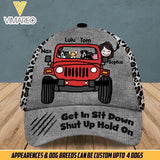 Personalized Jeep Dog Peaked Cap 22JAN-LN20