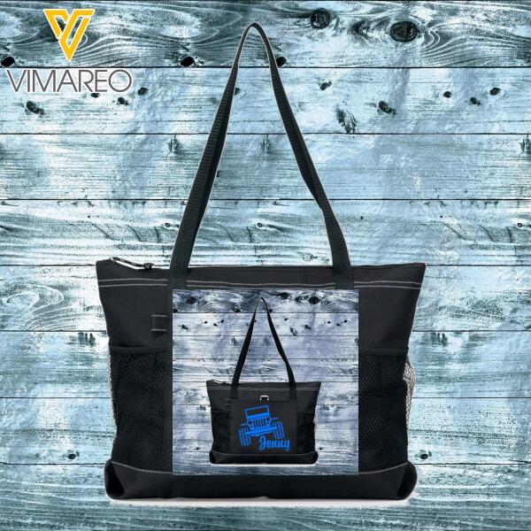 PERSONALIZED JEEP TOTE BAG 22JAN-QH25