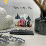 Personalized Dog Forever In My Heart Gift Acrylic Plaque and Stand Printed 22JAN-HC25